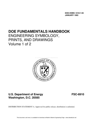 Fundamentals Handbook Engineering Symbology, Prints, And .