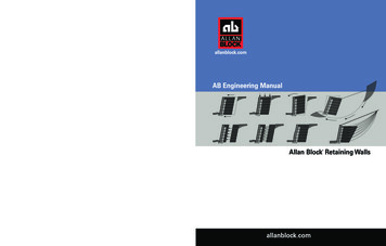 AB Engineering Manual - Retaining Walls Allan Block Wall .