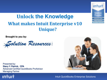 Unlock The Knowledge - Intuit QuickBooks Solution Provider