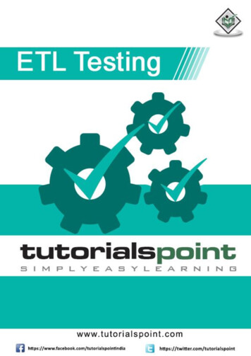 ETL Testing - Tutorialspoint