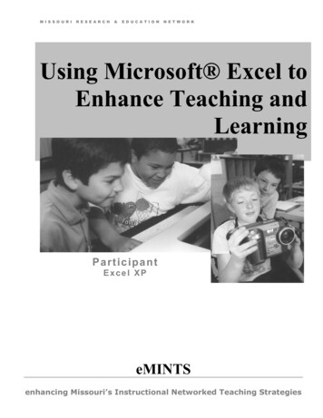 Using Microsoft Excel To Enhance Teaching And Learning