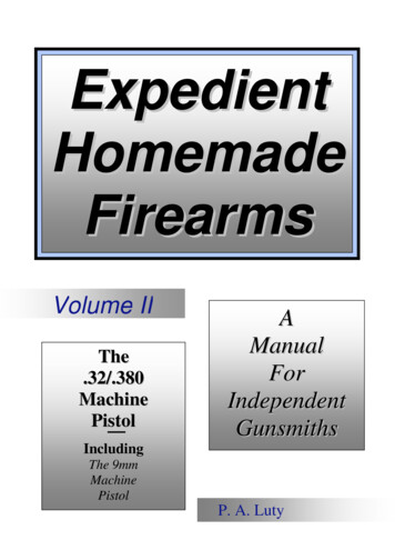 Expedient Homemade Firearms - Replica Plans