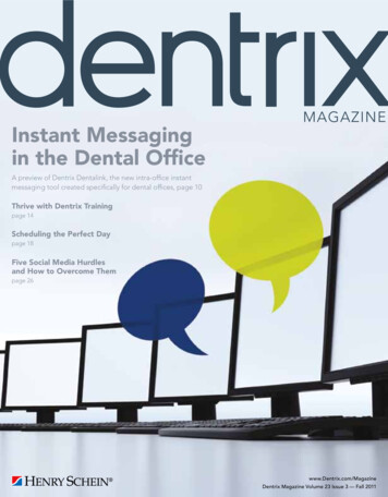 Instant Messaging In The Dental Office