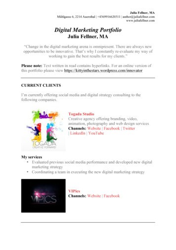 Digital Marketing Portfolio - WordPress 
