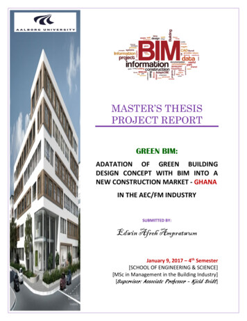 MASTER’S THESIS PROJECT REPORT - AAU