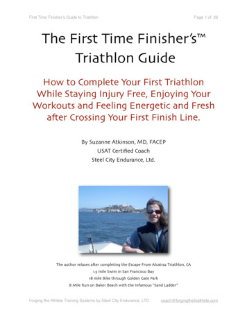 Finish Your First Triathlon - Sprint Triathlon Training