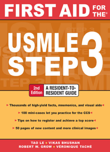 First Aid For The USMLE Step 3 - Archive