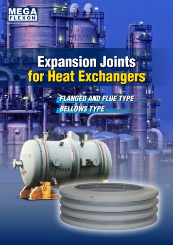 Expansion Joints For Heat Exchangers