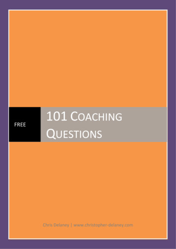 101 Coaching Questions - NLP Life Coaching And Hypnotherapy