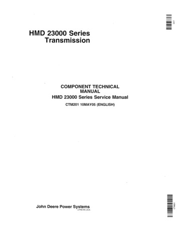 HM D 23000 Series Transmission - Synergy Industries
