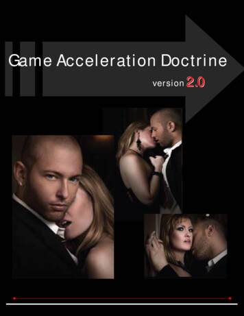 TH Game Acceleration Doctrine - Diary Of A French PUA