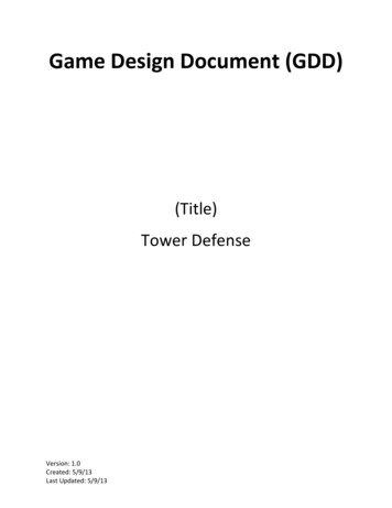 Game Design Document (GDD) - WordPress 