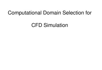 Computational Domain Selection For CFD Simulation