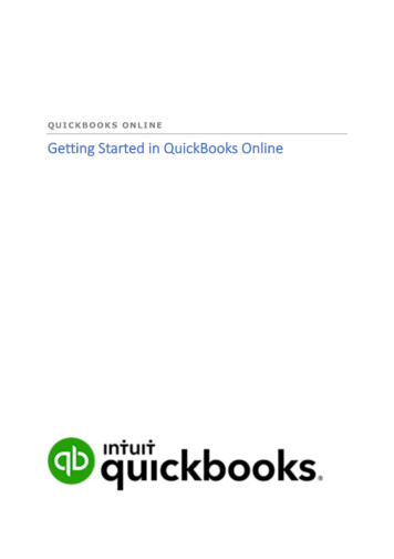 Getting Started In QuickBooks Online