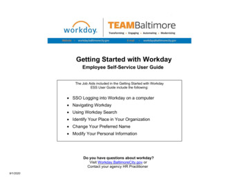 Getting Started With Workday - BCERS