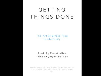 Getting Things Done - Ryan Battles