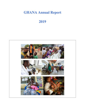 GHANA Annual Report 2019 - WHO