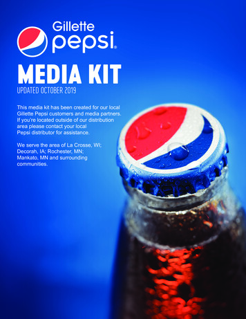 MEDIA KIT - Gillette Pepsi Cola