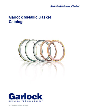 Garlock Metallic Gasket Catalog