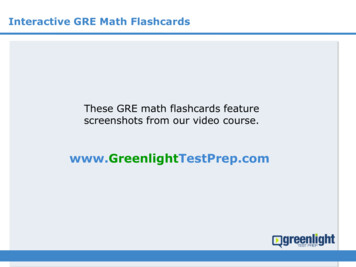 Interactive GRE Math Flashcards - Greenlight Test Prep