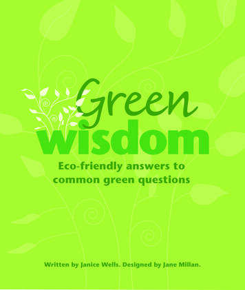 Eco-friendly Answers To Common Green Questions