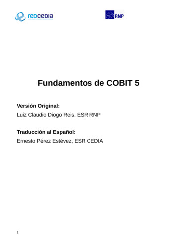 Fundamentos De COBIT 5 - CEDIA