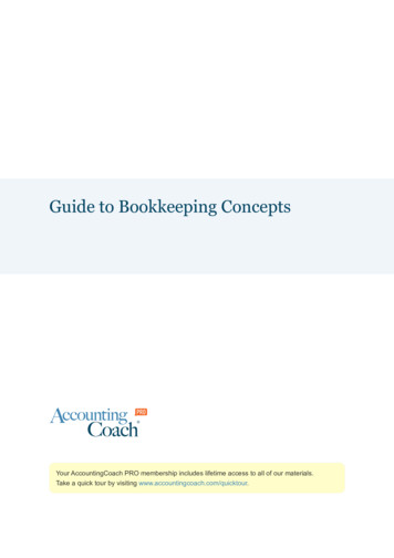Guide To Bookkeeping Concepts - AccountingCoach
