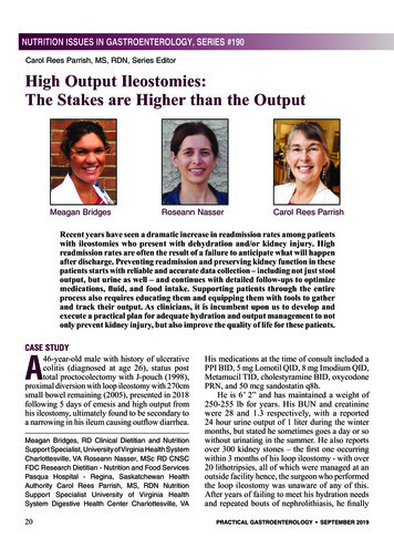 High Output Ileostomies: The Stakes Are Higher Than The Output