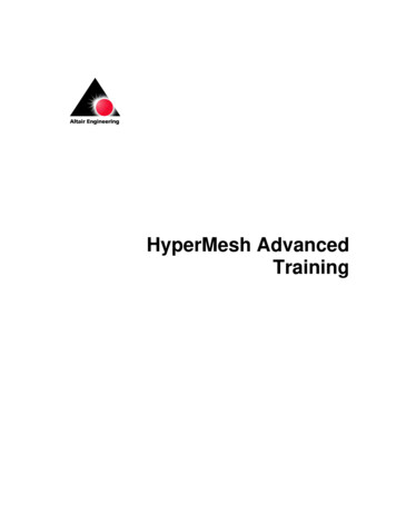 HyperMesh Advanced Training - IMechanica