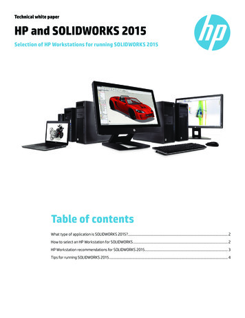 Technical White Paper HP And SOLIDWORKS 2015