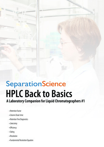 HPLC Back To Basics - Learning.sepscience 