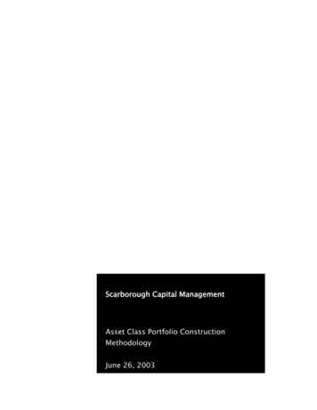 Scarborough Capital Management Asset Class Portfolio .