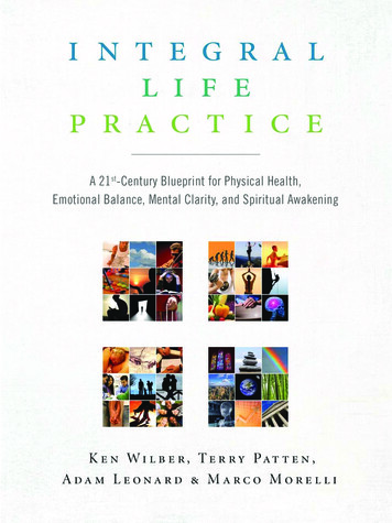 Eddie Kowalczyk - Integral Life Practice