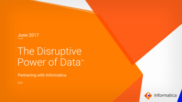 The Disruptive Power Of Data - CRN
