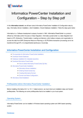 Informatica PowerCenter Installation Step By Step Guide