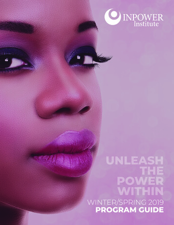 UNLEASH THE POWER WITHIN - InPower Institute