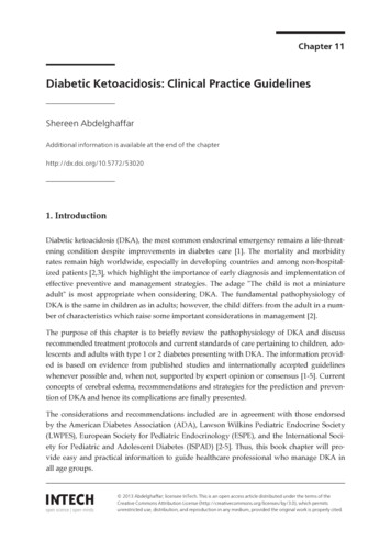 Diabetic Ketoacidosis: Clinical Practice Guidelines