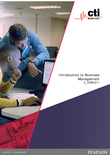 Introduction To Business Management - WordPress 