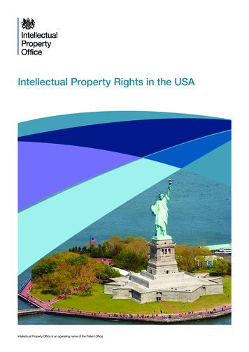 Intellectual Property Rights In The USA - GOV.UK