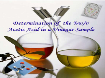 Vinegar Acetic Acid - Copharm.uobaghdad.edu.iq
