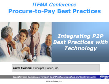 Procure-to-Pay Best Practices