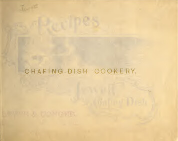 The Jewett Chafing Dish, With A Collection Of Recipes For .