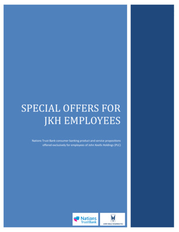 Special Offers For JKH Employees - Nations Trust