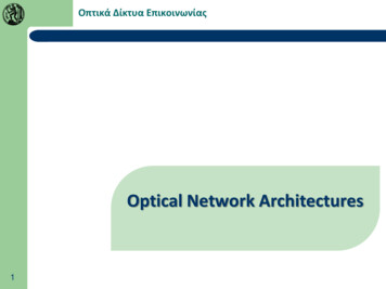 Optical Network Architectures