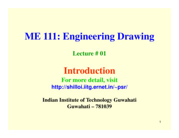 ME 111: Engineering Drawing - IIT G