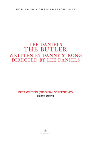 BEST WRITING (oRIGINal SCREENPlaY) Danny Strong