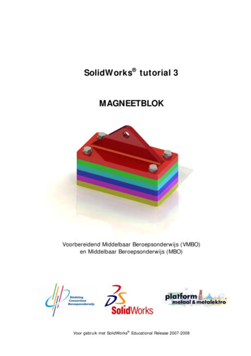 SolidWorks Tutorial 3 MAGNEETBLOK - TGLweb