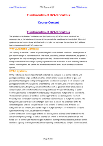 Fundamentals Of HVAC Controls Course Content Fundamentals .