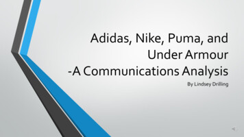 Adidas, Nike, Puma, And Under Armour -A Communications .