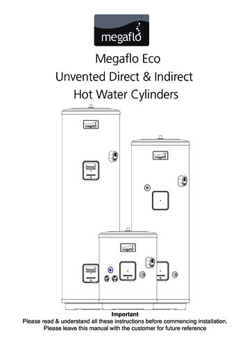 Megaflo Eco Unvented Direct & Indirect Hot Water Cylinders